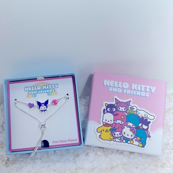 Hello kitty and Friends Kuromi Fine Silver Plated Bracelet - Picture 3 of 5